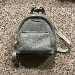 Micheal Kors Mini Leather Backpack.